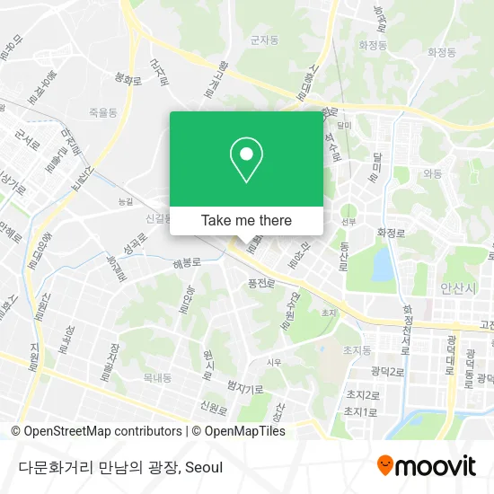 다문화거리 만남의 광장 map