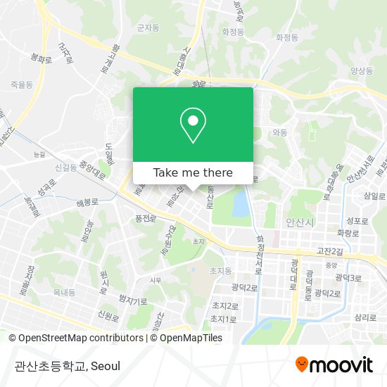 관산초등학교 map