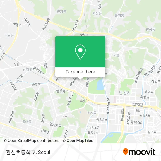 관산초등학교 map