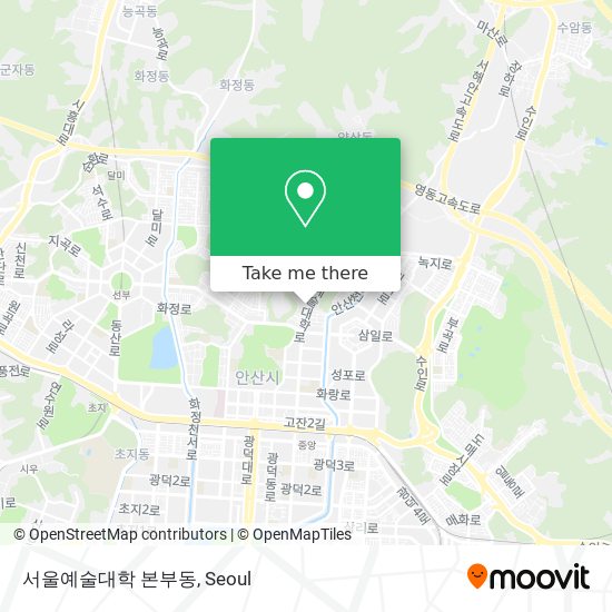 서울예술대학 본부동 map