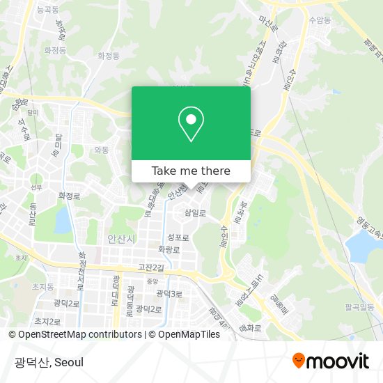 광덕산 map