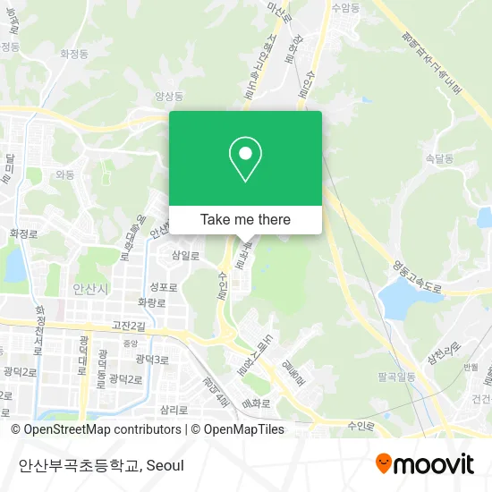 안산부곡초등학교 map