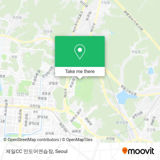 제일CC 인도어연습장 map