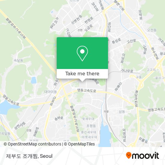 제부도 조개찜 map