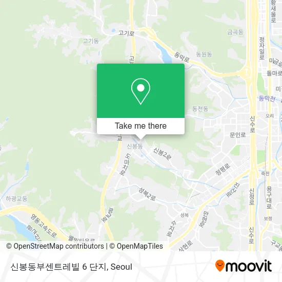 신봉동부센트레빌 6 단지 map