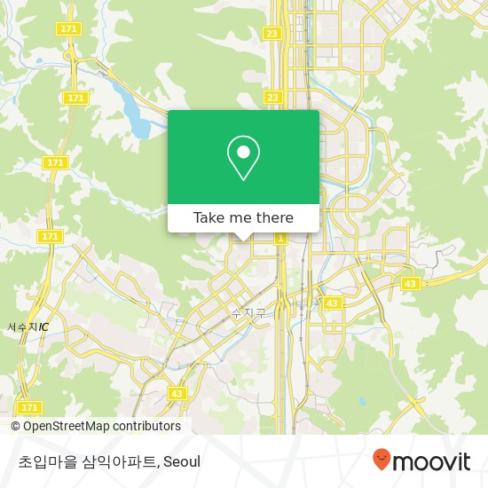 초입마을 삼익아파트 map