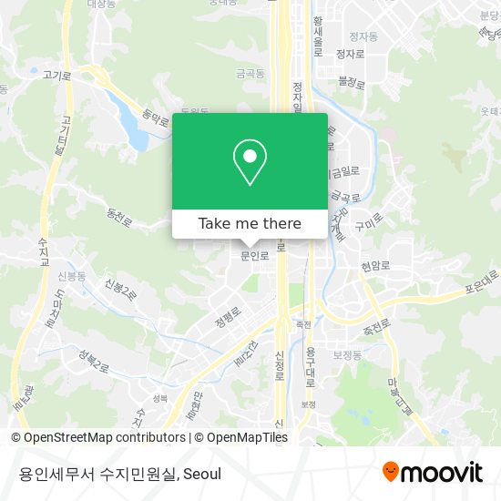 용인세무서 수지민원실 map