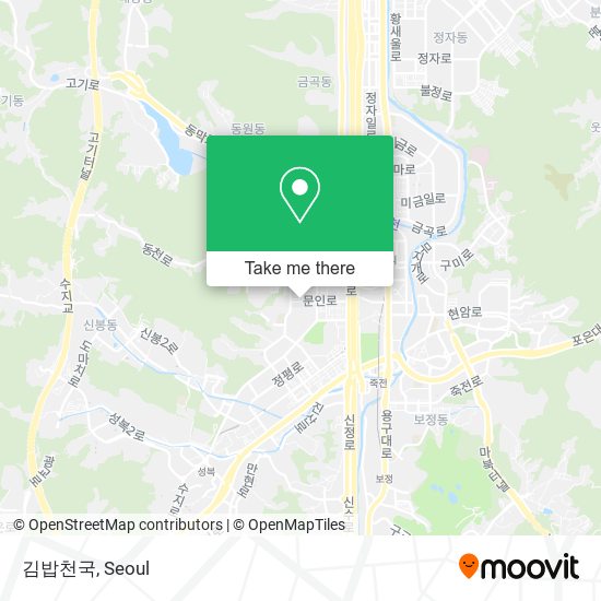 김밥천국 map