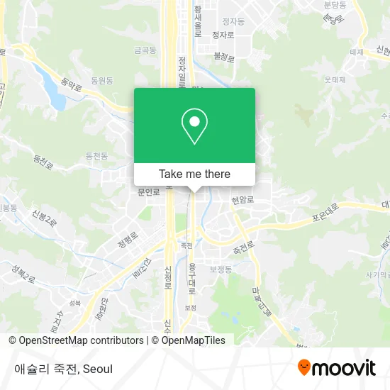 애슐리 죽전 map