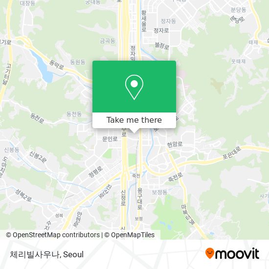 체리빌사우나 map