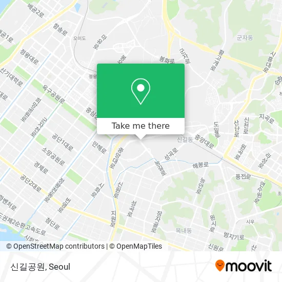 신길공원 map