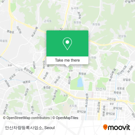 안산차량등록사업소 map