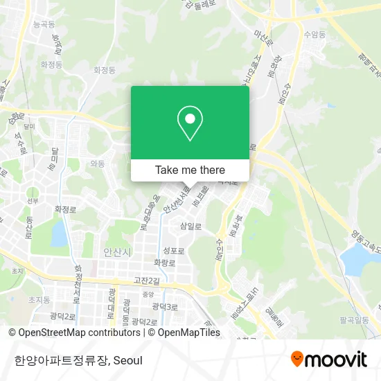 한양아파트정류장 map