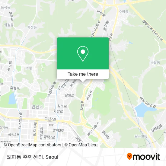 월피동 주민센터 map