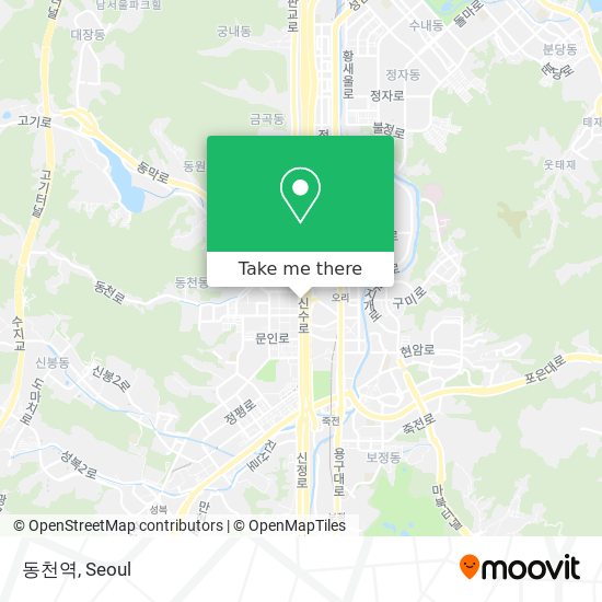 동천역 map