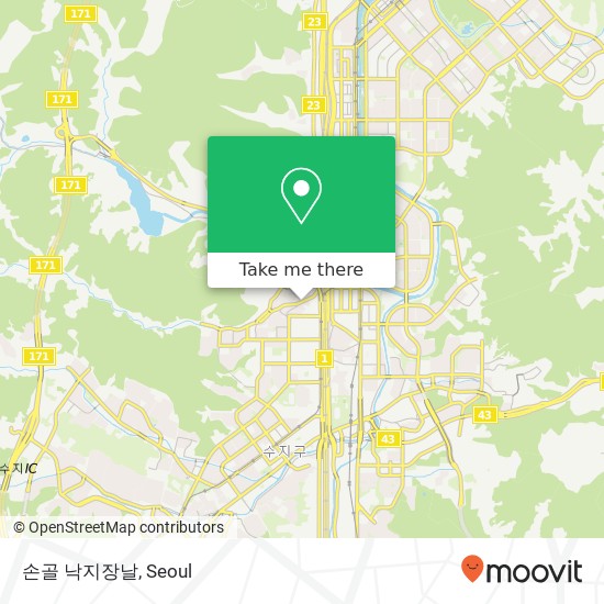 손골 낙지장날 map