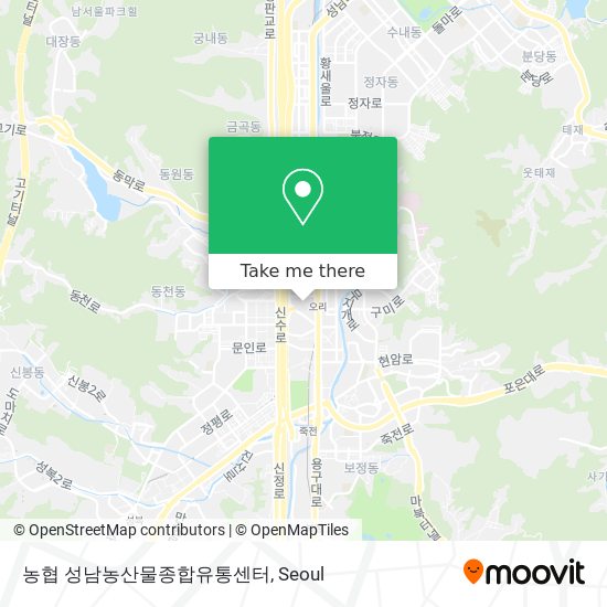 농협 성남농산물종합유통센터 map