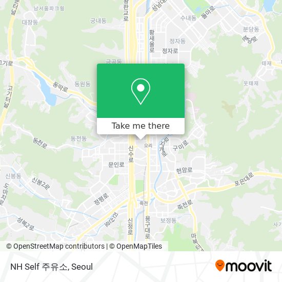 NH Self 주유소 map