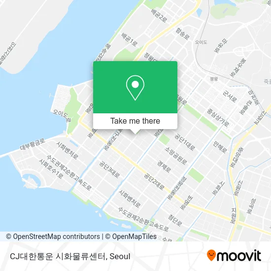 CJ대한통운 시화물류센터 map