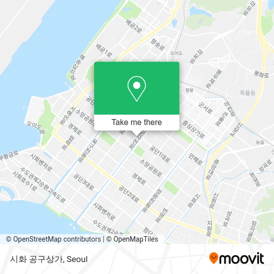 시화 공구상가 map