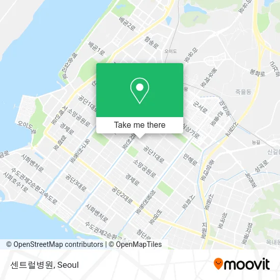 센트럴병원 map