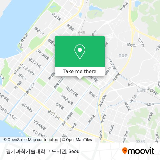 경기과학기술대학교 도서관 map
