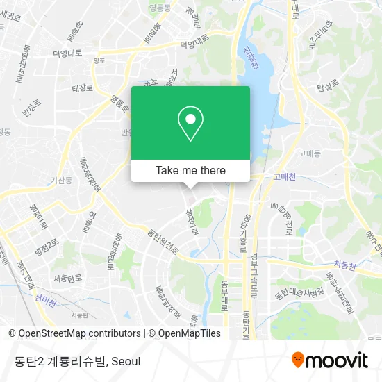 동탄2 계룡리슈빌 map