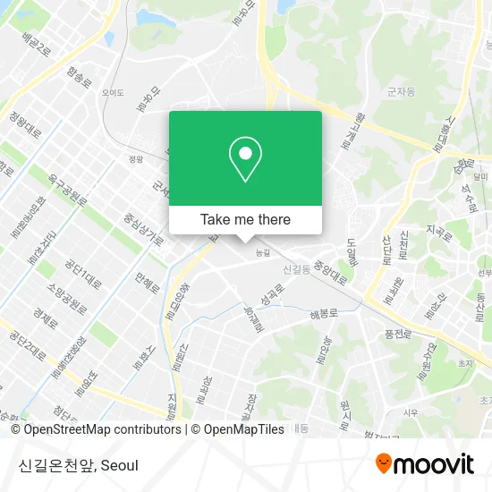 신길온천앞 map