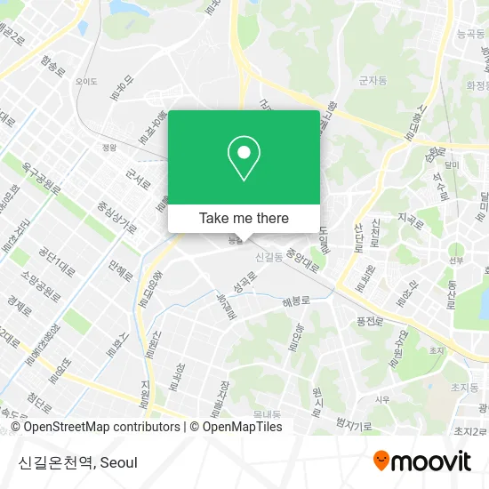 신길온천역 map