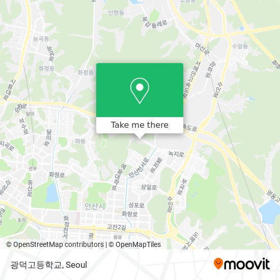 광덕고등학교 map
