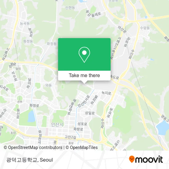 광덕고등학교 map