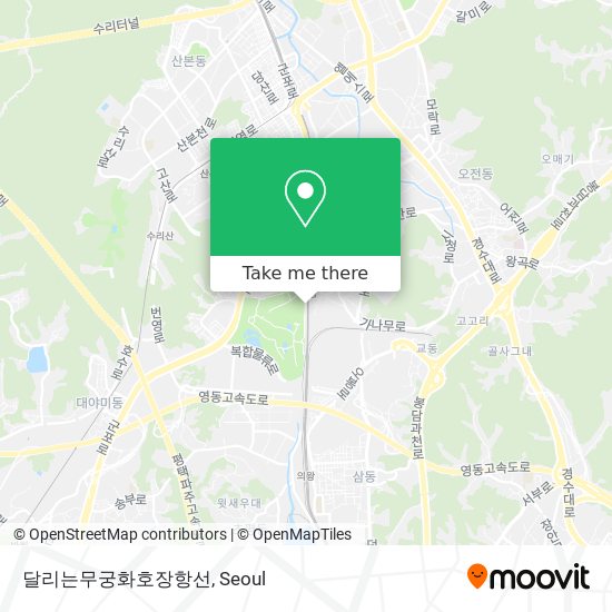 달리는무궁화호장항선 map