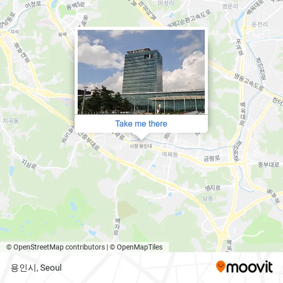 용인시 map