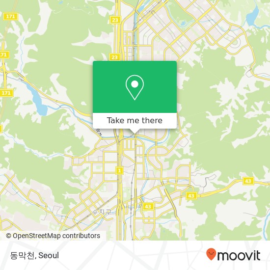 동막천 map