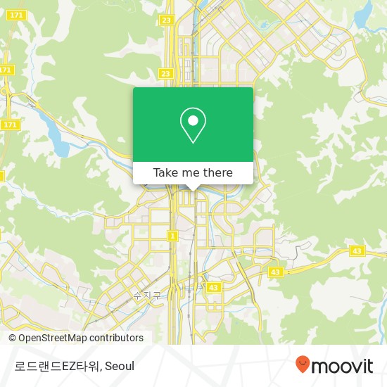 로드랜드EZ타워 map