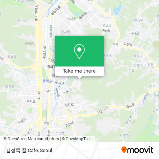 김성록 꿀 Cafe map