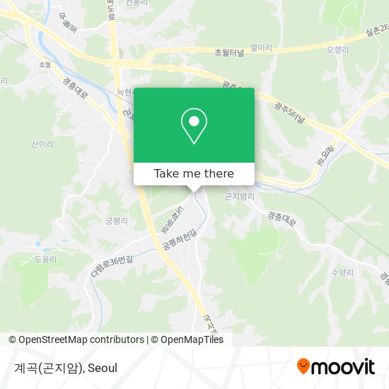 계곡(곤지암) map