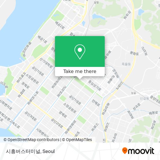 시흥버스터미널 map