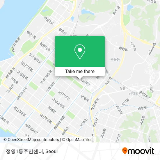 정왕1동주민센터 map