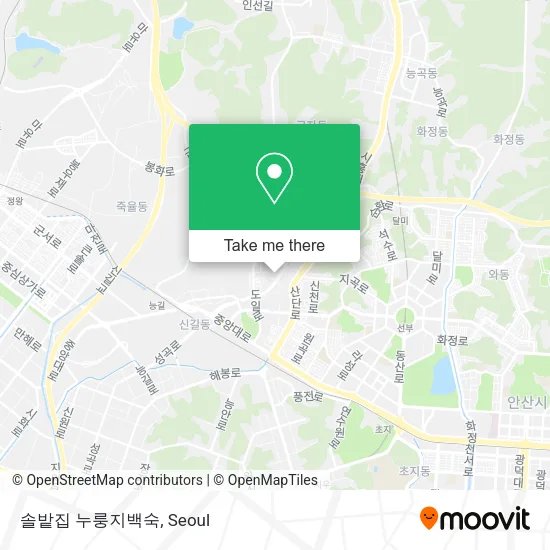 솔밭집 누룽지백숙 map