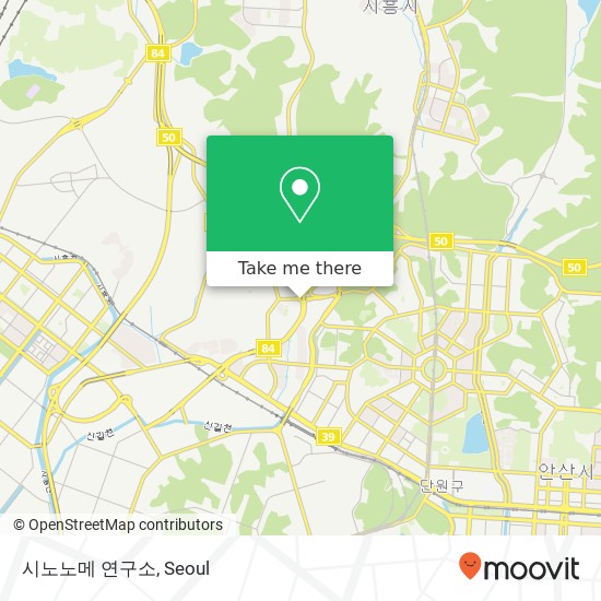 시노노메  연구소 map