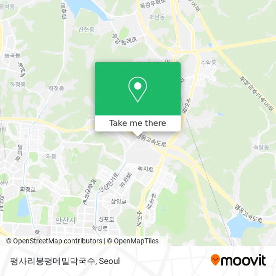 평사리봉평메밀막국수 map