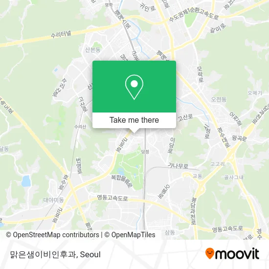 맑은샘이비인후과 map