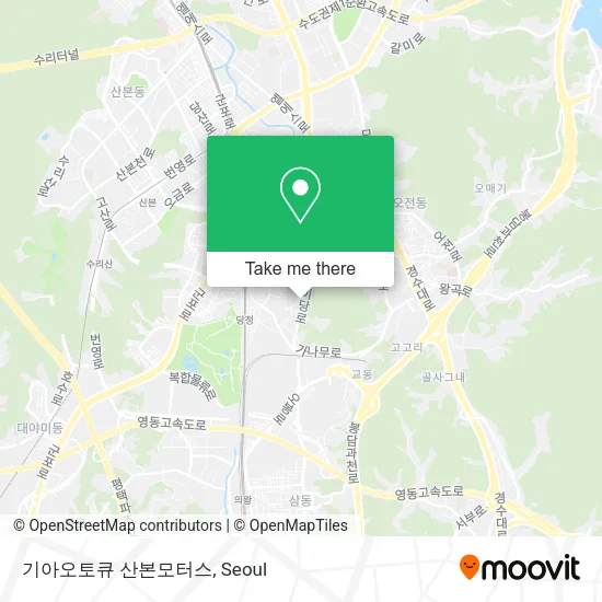 기아오토큐 산본모터스 map