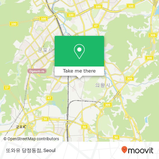 또와유 당정동점 map