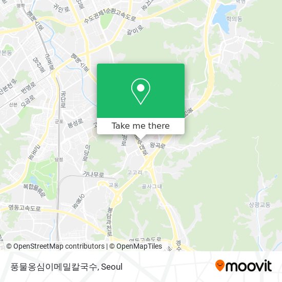 풍물옹심이메밀칼국수 map