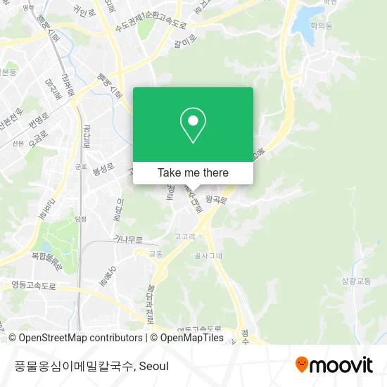 풍물옹심이메밀칼국수 map