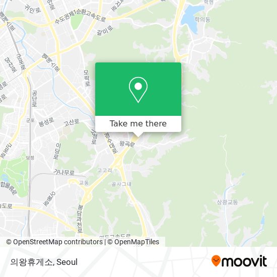의왕휴게소 map