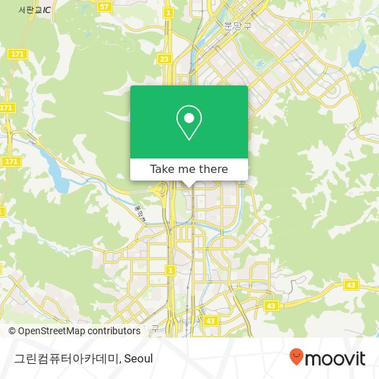 그린컴퓨터아카데미 map