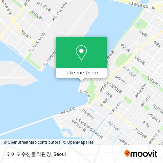 오이도수산물직판장 map
